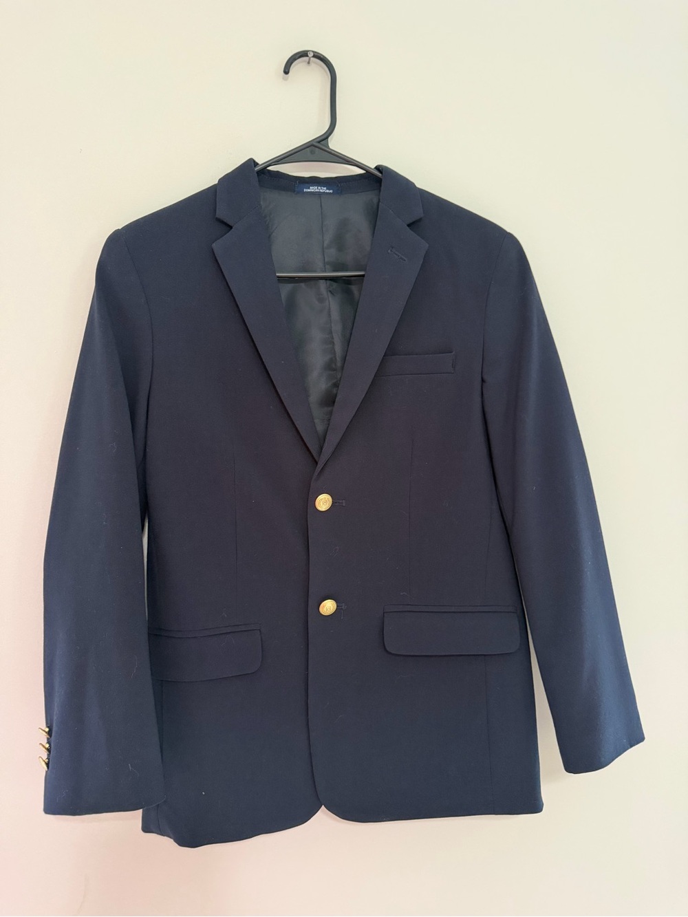 Navy Youth Two-Button Blazer
